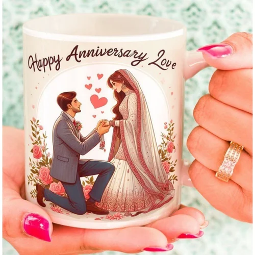 Anniversary Printed Ceramic Mug